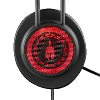 Геймърски слушалки Spartan Gear Myrmidon II с Микрофон Черен/Червен