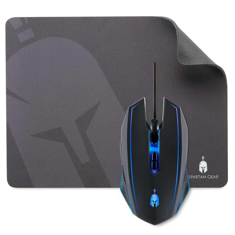Геймърски комплект Spartan Gear Phalanx Мишка + пад за мишка 