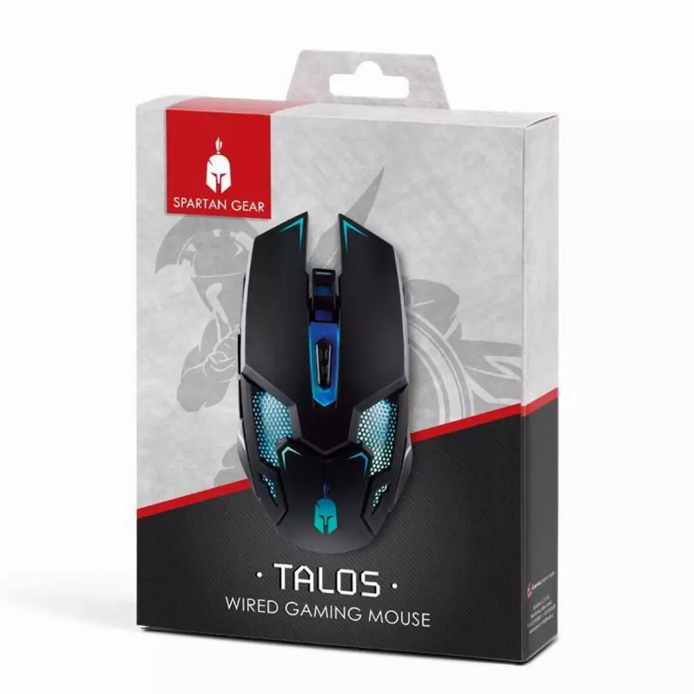 Геймърска мишка Spartan Gear Talos черен - SG-033885