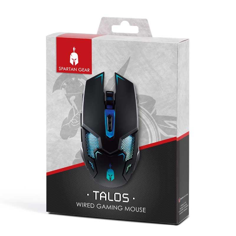 Геймърска мишка Spartan Gear Talos черен - SG-033885
