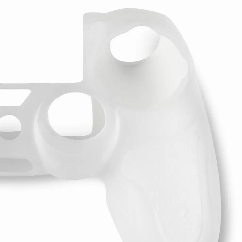 Протектор Spartan Gear Silicon Skin Cover + Thumb Grips за Dualshock 4, Прозрачен