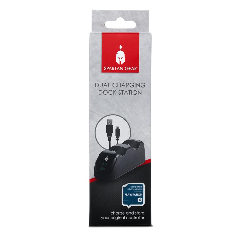 Докинг станция Spartan Gear Dual Charging Dock за Playstation DUALSHOCK®4 контролери