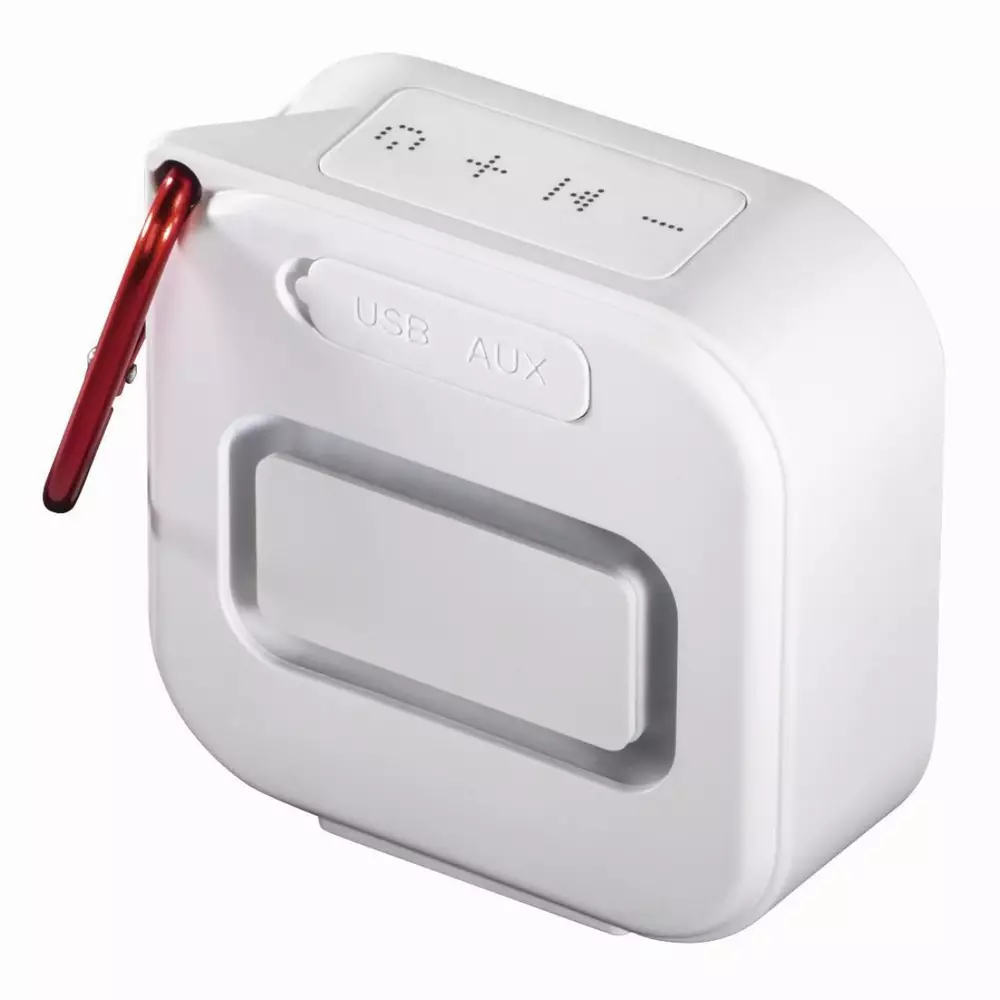 Блутут мобилна колонка HAMA Pocket 2.0, Водоустойчива, 3.5W, Бяла