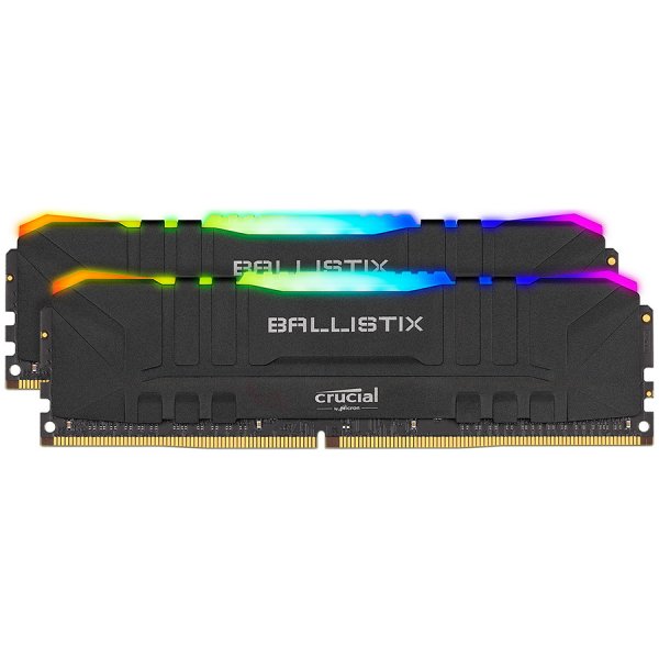 Памет Crucial Ballistix 16GB (2x8GB) DDR4 3600MHz CL16 RGB Black