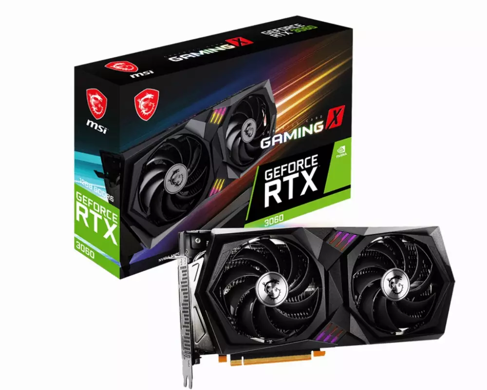 Видео карта MSI GeForce RTX 3060 GAMING X 12G - 912-V397-204