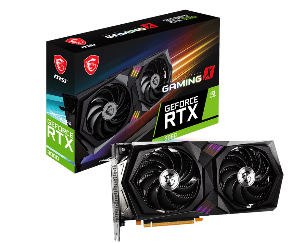 Видео карта MSI GeForce RTX 3060 GAMING X 12G - 912-V397-204