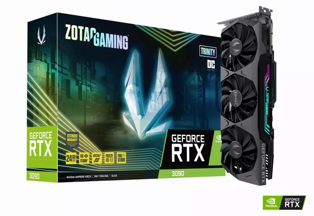 Видео карта ZOTAC GAMING GeForce RTX 3090 Trinity OC