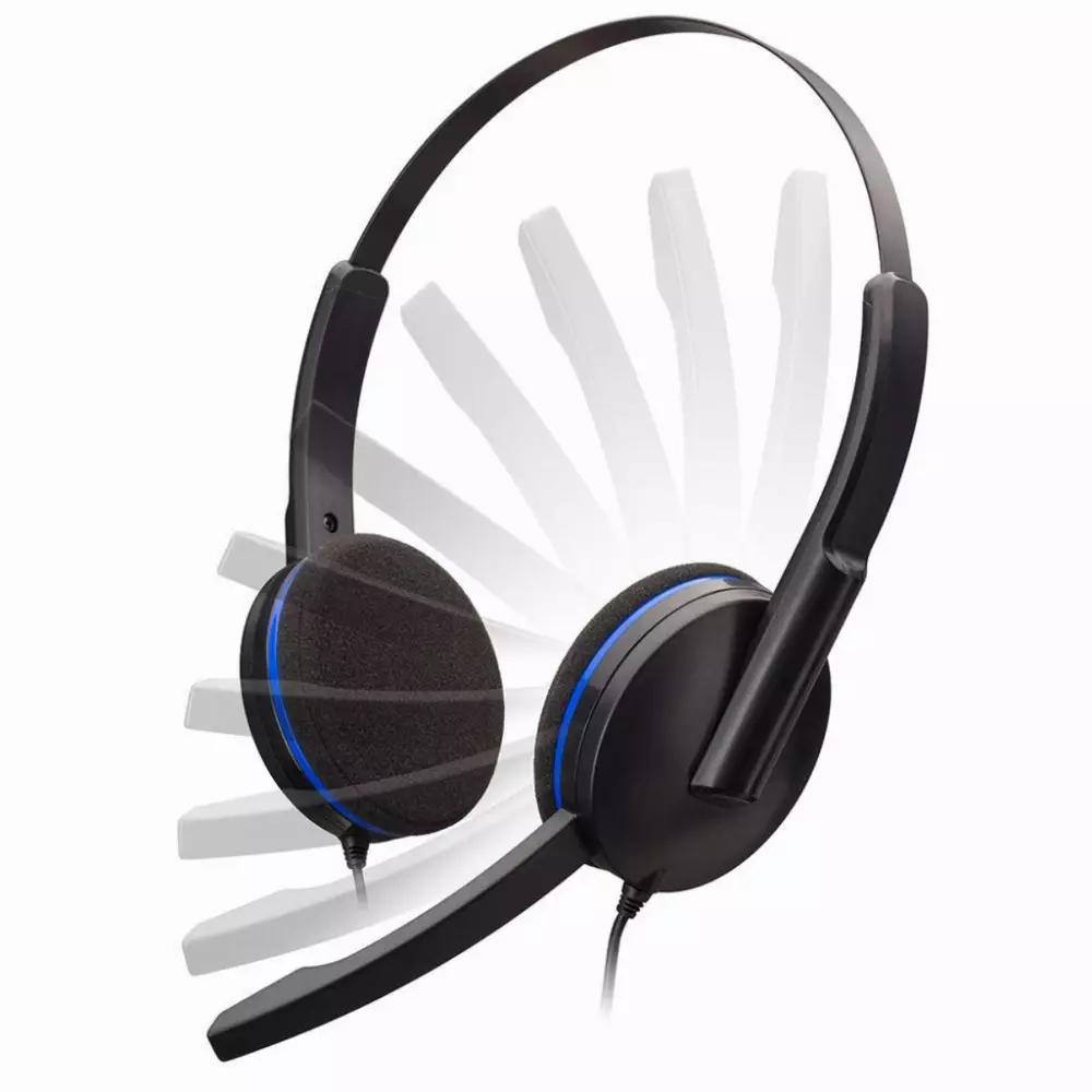 Геймърски слушалки Nacon Bigben PS4 Headset, Микрофон, Черен