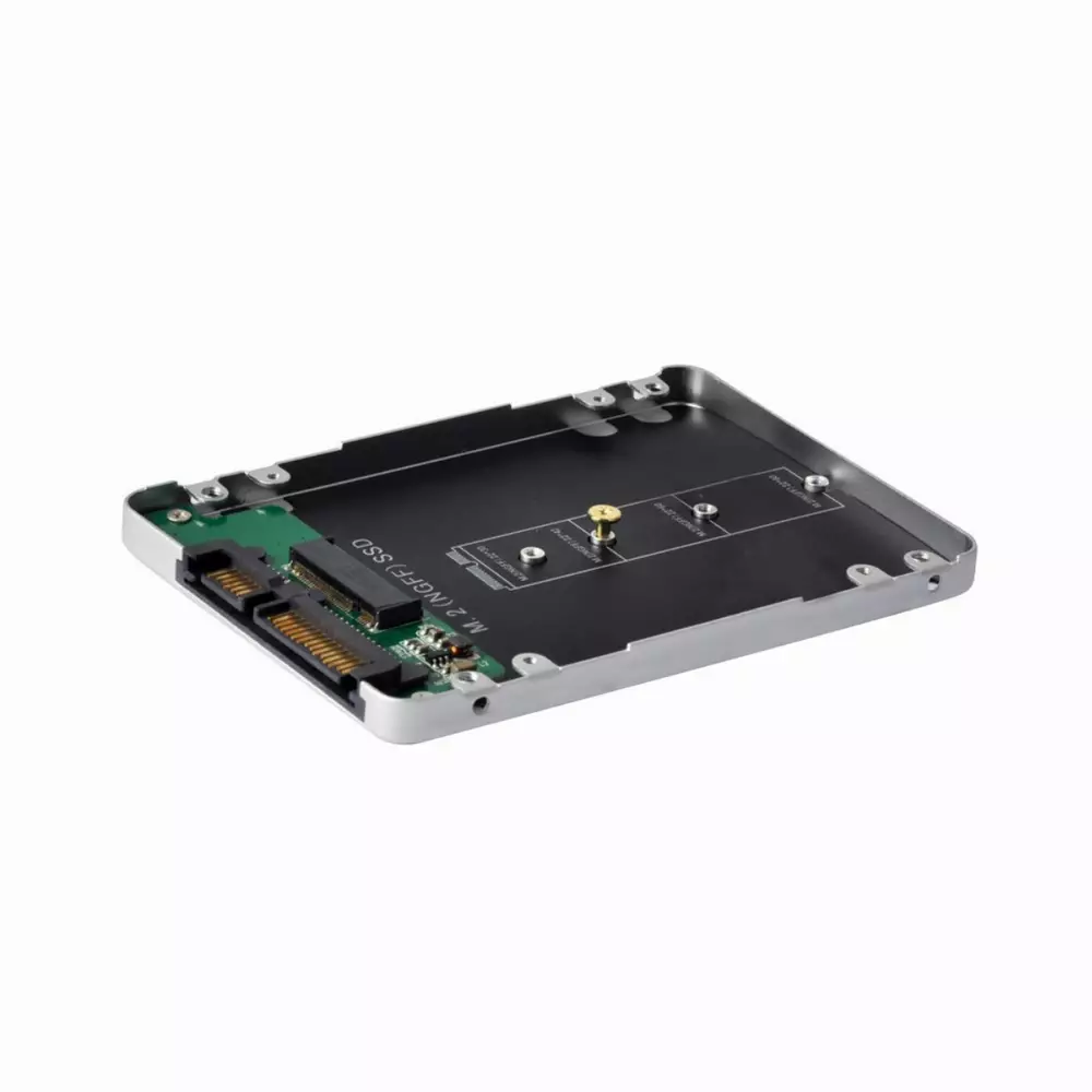 Кутия за ссд Makki Caddy Convertor M.2 NGFF SSD to 2.5" SATA3, Aluminium - MAKKI-M2-NGFF-2.5