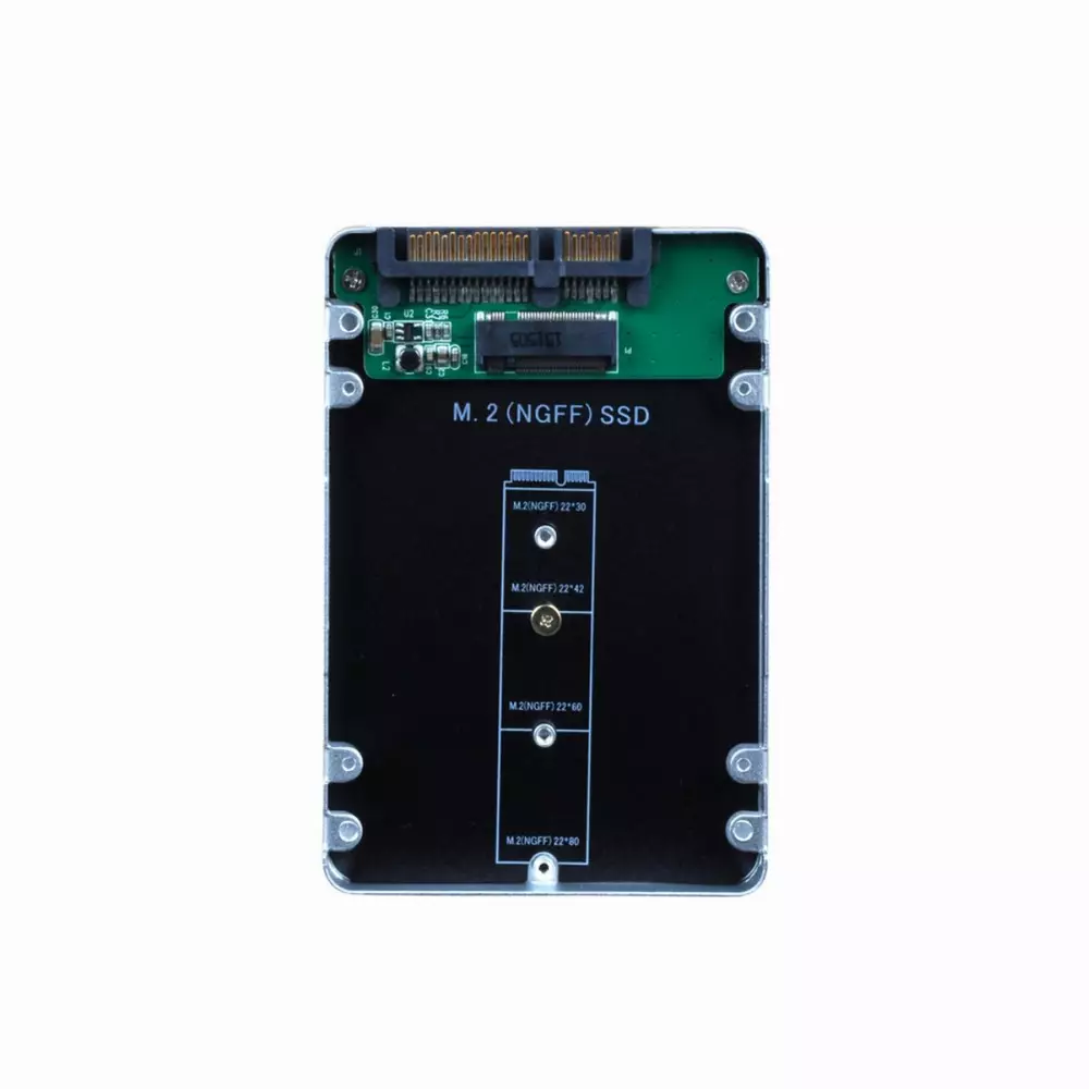 Кутия за ссд Makki Caddy Convertor M.2 NGFF SSD to 2.5" SATA3, Aluminium - MAKKI-M2-NGFF-2.5