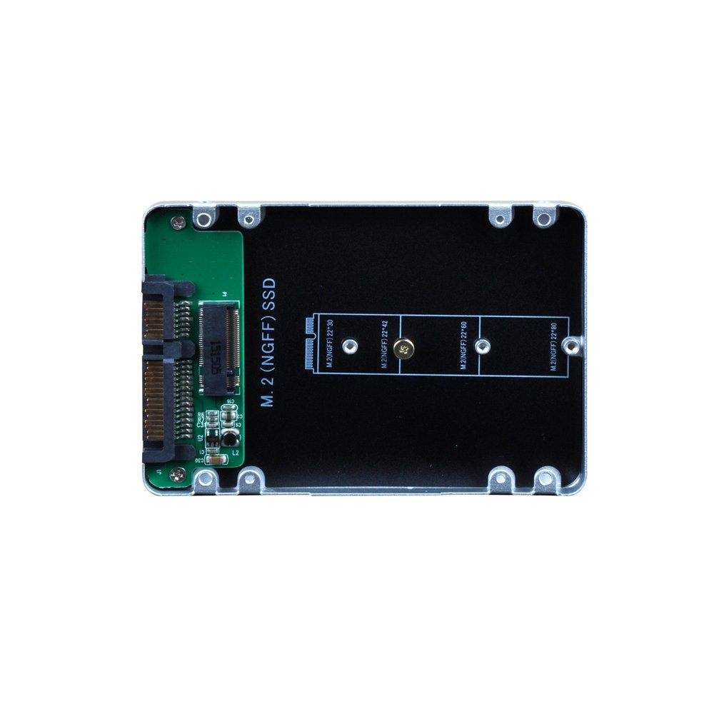 Кутия за ссд Makki Caddy Convertor M.2 NGFF SSD to 2.5" SATA3, Aluminium - MAKKI-M2-NGFF-2.5