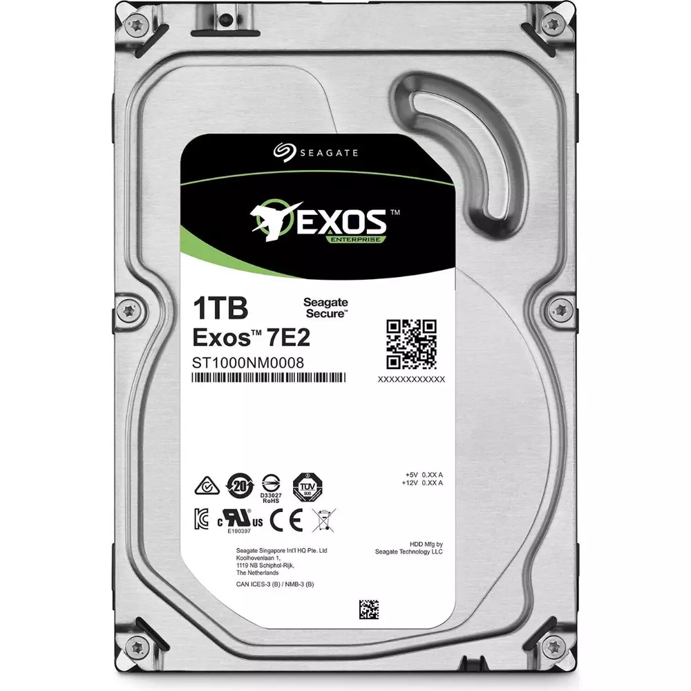 Хард диск SEAGATE Exos 7E2 1TB 128MB SATA 6.0Gb/s 7200rpm