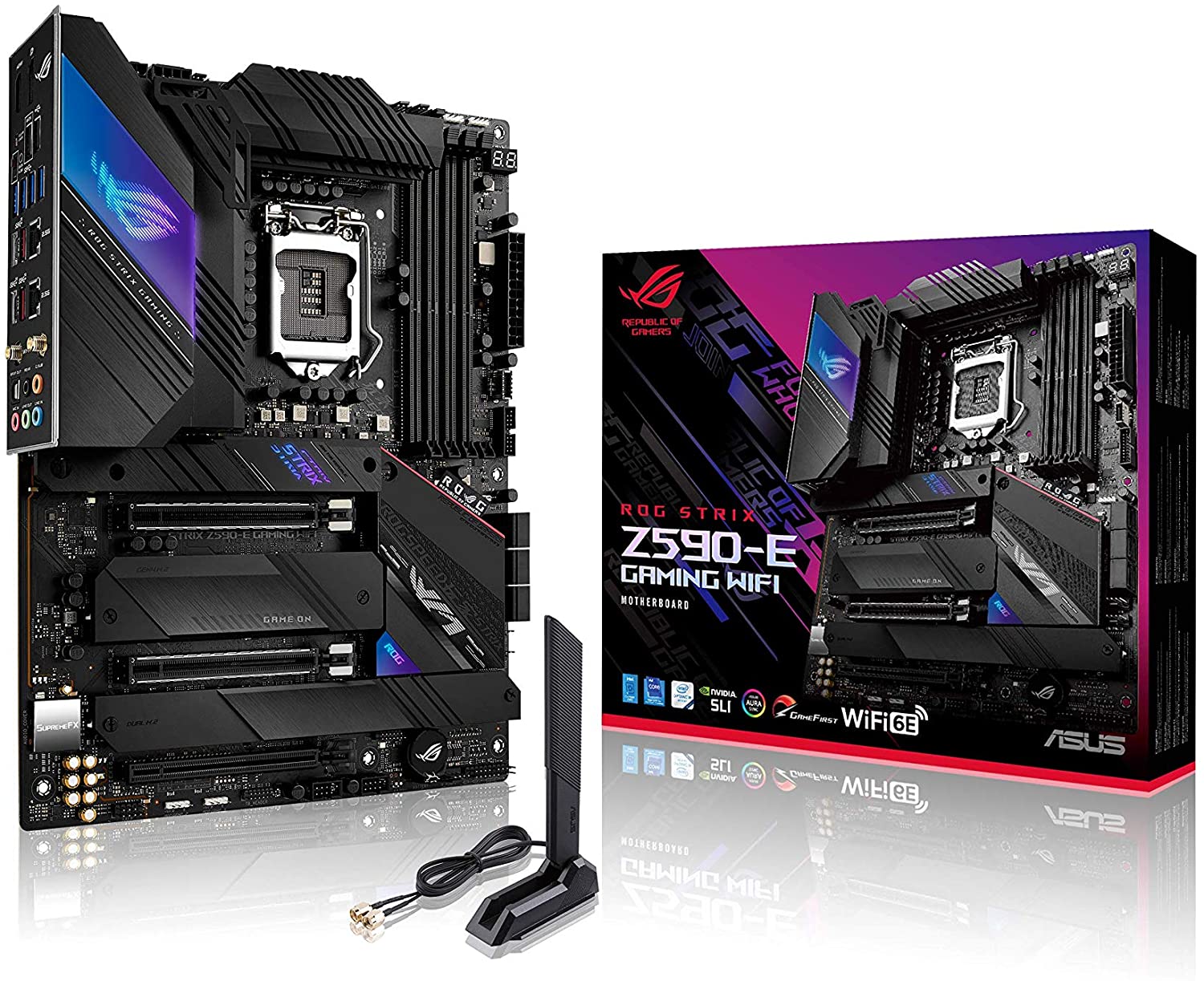 Дънна платка ASUS ROG STRIX Z590-E GAMING WIFI