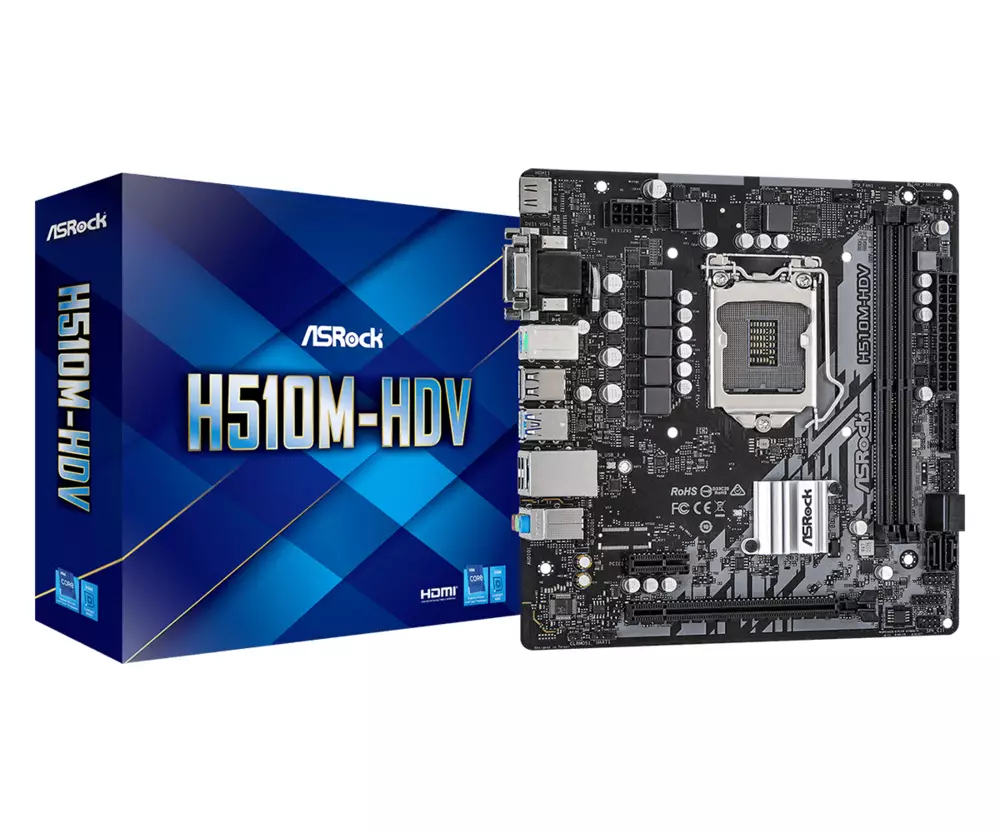 Дънна платка ASRock H510M-HDV