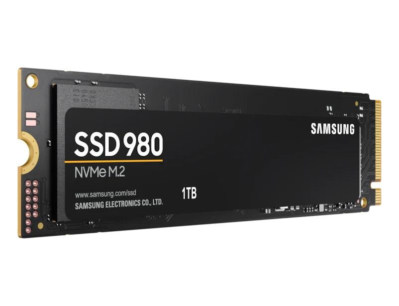 Диск SSD SAMSUNG 980 1TB M.2 Type 2280 PCIe NVMe 3.0 x4 - MZ-V8V1T0BW