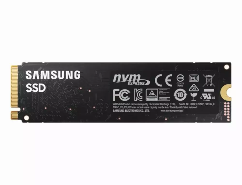 Диск SSD SAMSUNG 980 1TB M.2 Type 2280 PCIe NVMe 3.0 x4 - MZ-V8V1T0BW