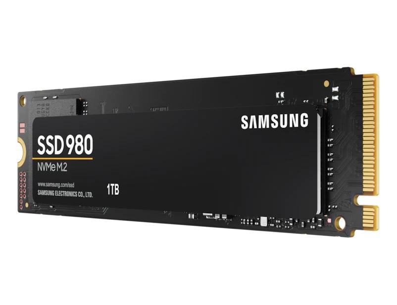 Диск SSD SAMSUNG 980 1TB M.2 Type 2280 PCIe NVMe 3.0 x4 - MZ-V8V1T0BW