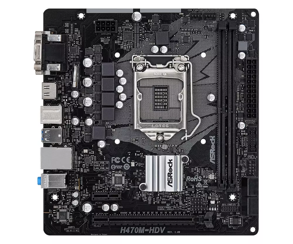 Дънна платка ASROCK H470M-HDV