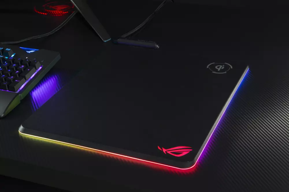 Геймърски пад за мишка ASUS ROG Balteus Qi - 90MP0120-B0UA00
