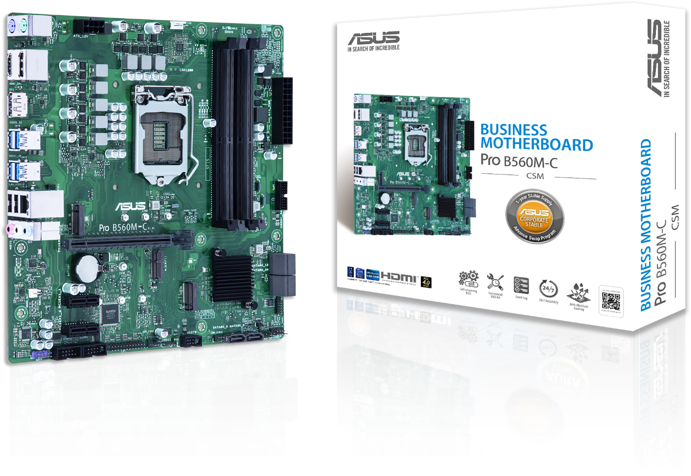 Дънна платка ASUS PRO B560M-C/CSM