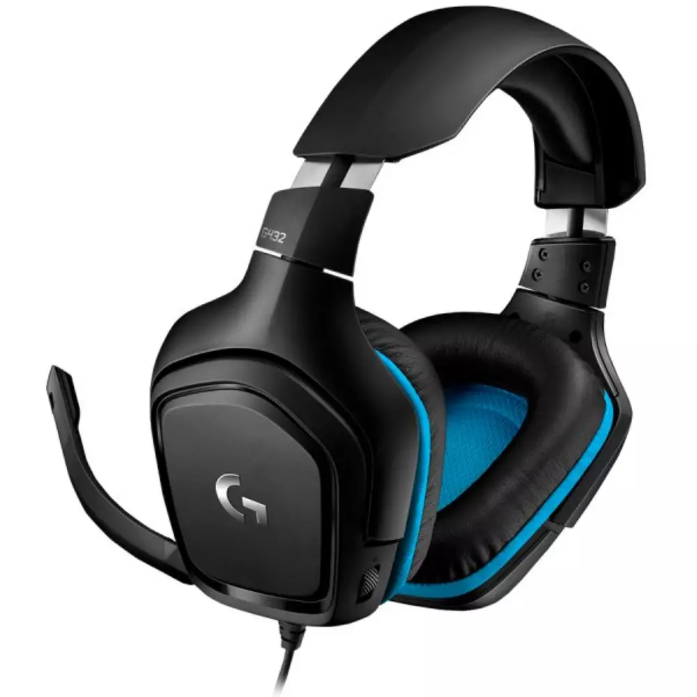 Геймърски слушалки LOGITECH G432 7.1 Surround Sound Wired Gaming Headset