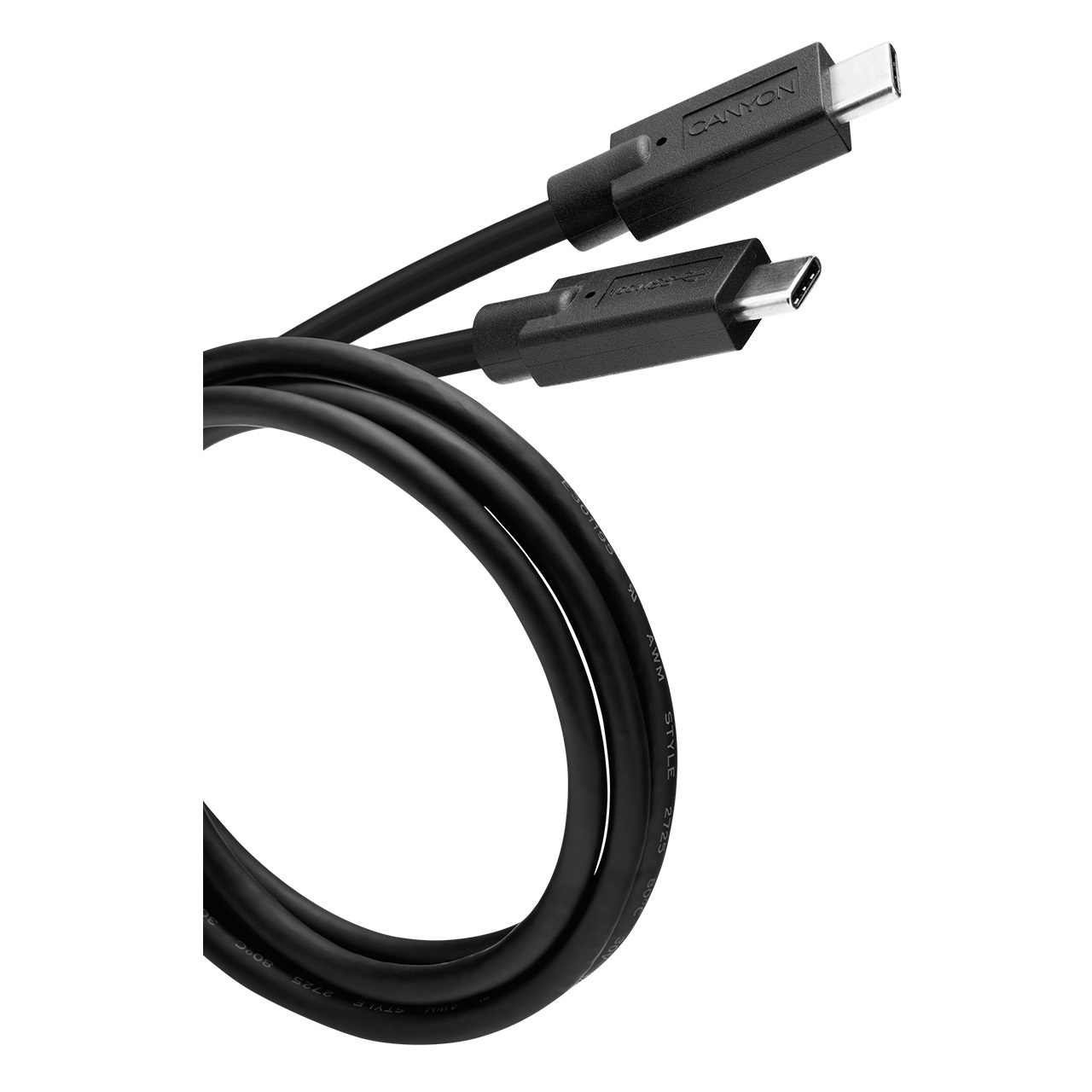 Кабел Canyon Fast Charging & AV Data Transfer cable, USB-C to USB-C UC-9 1m