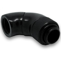 Фитинг EK-AF Angled 2&times;45&deg; G1/4 Black
