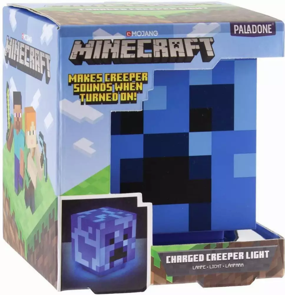 Статуетка Paladone Minecraft Charged Creeper Light