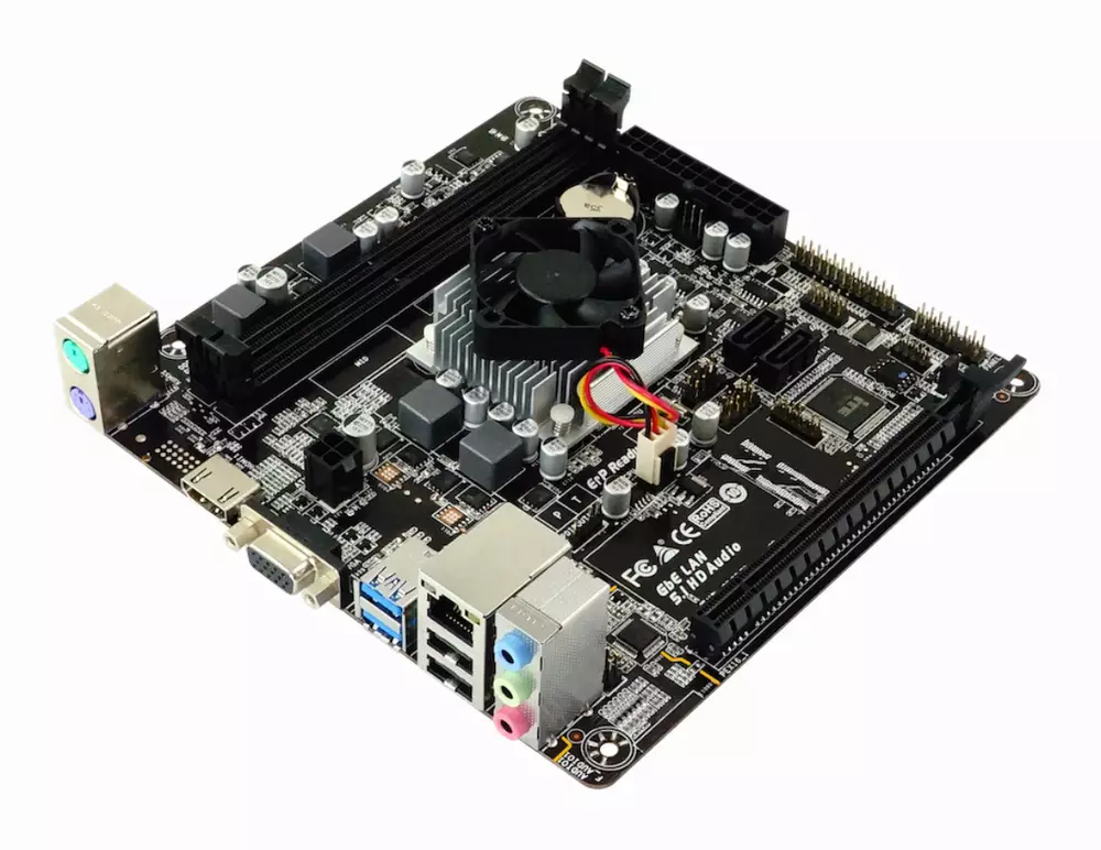 Дънна платка BIOSTAR A68N-5600E BGA769 с процесор AMD PRO A4-3350B, Ver 6.X