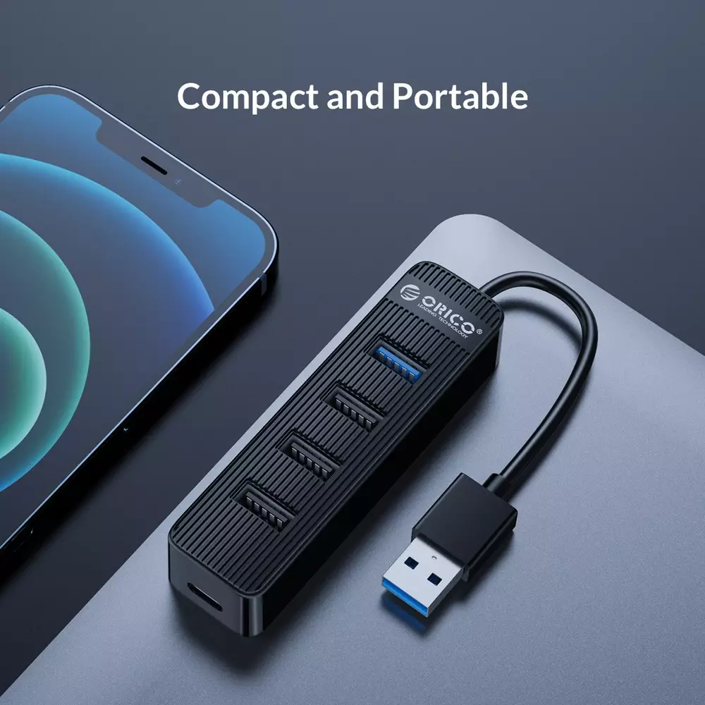 Orico хъб USB3.0/2.0 HUB 4 ports - TWU32-4A