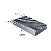 Външна кутия за два диска Orico M2NV01-C3 Storage Case 2 x M.2 Dual Protocol NVMe+SATA Aluminium