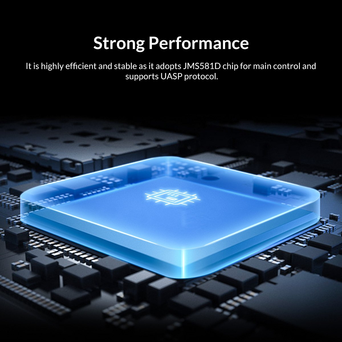 Външна кутия за два диска Orico M2NV01-C3 Storage Case 2 x M.2 Dual Protocol NVMe+SATA Aluminium
