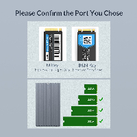 Външна кутия за два диска Orico M2NV01-C3 Storage Case 2 x M.2 Dual Protocol NVMe+SATA Aluminium