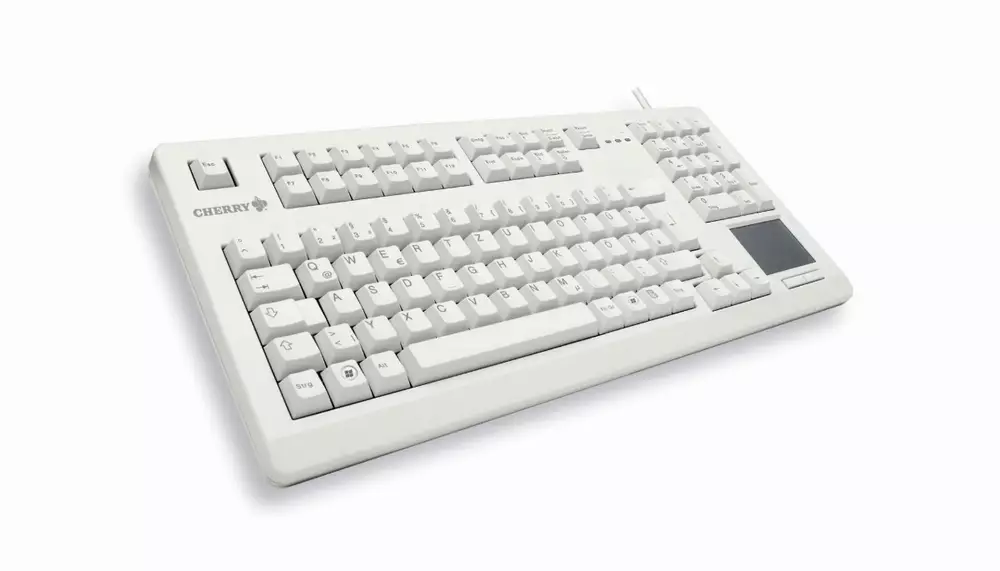 Клавиатура CHERRY G80-11900 Touchboard, светло сив