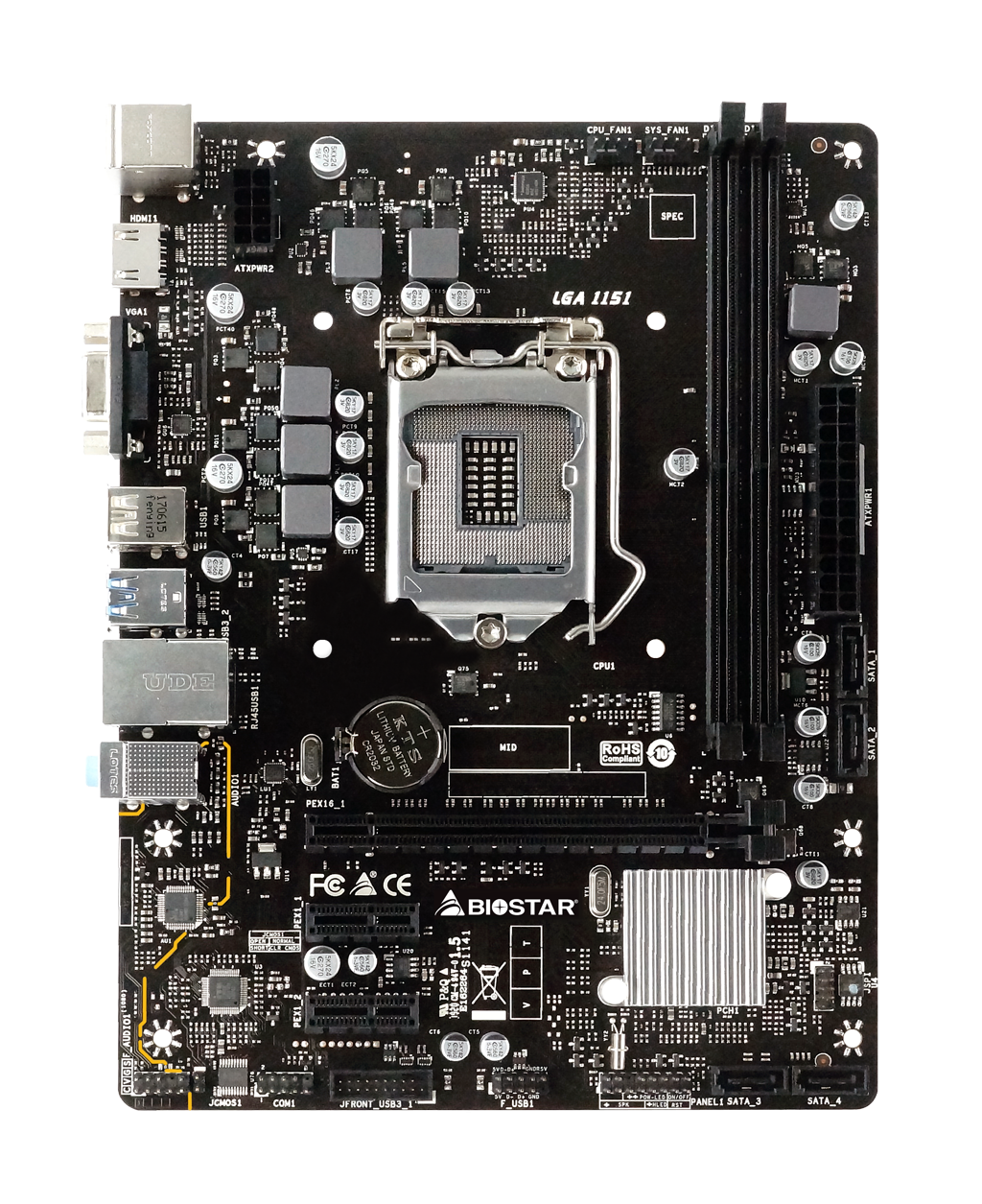 Дънна платка BIOSTAR H310MHP Ver 7.X