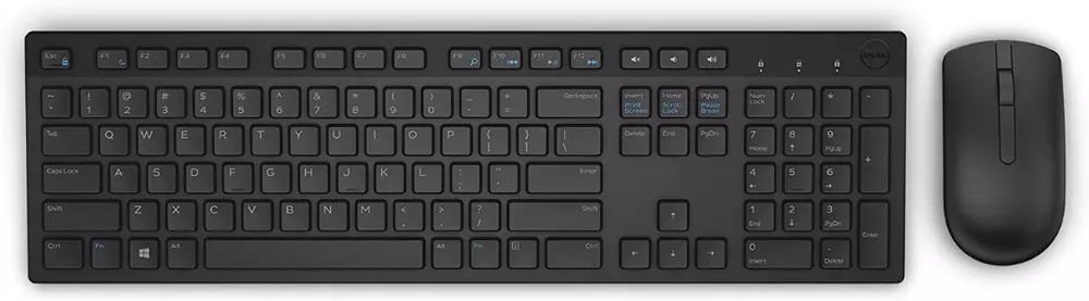 Комплект безжична клавиатура с мишка Dell KM636 US International (QWERTY)
