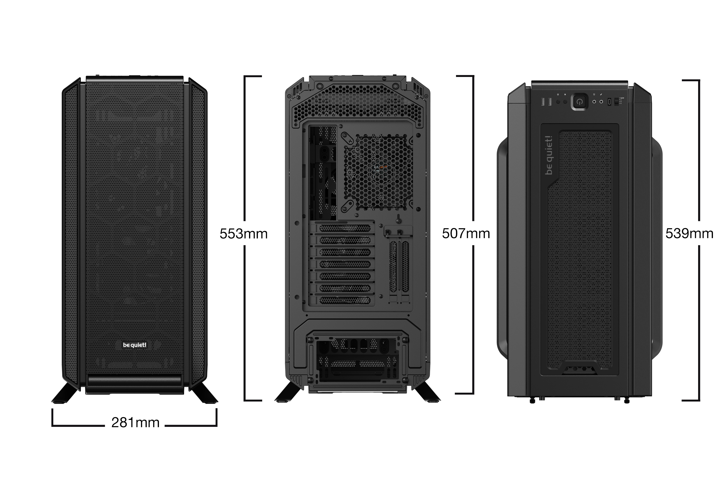 Кутия be quiet! Silent Base 802 Window Black - BGW39