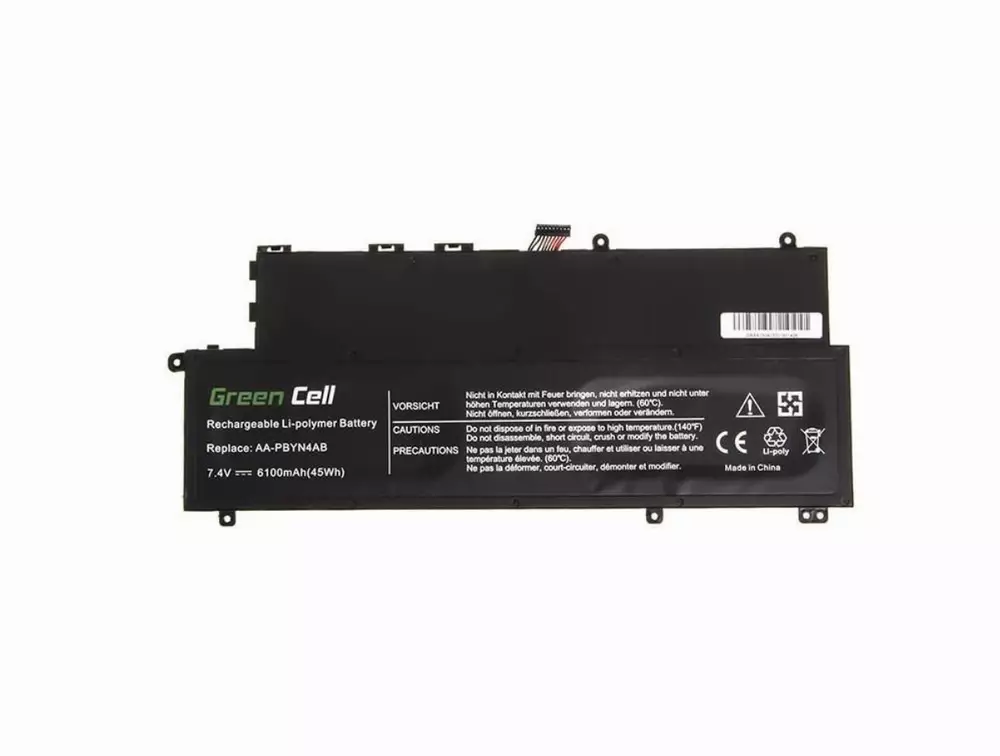 Батерия  за лаптоп Samsung NP530U3B NP530U3C PBYN4AB 7.4V 4100mAh GREEN CELL