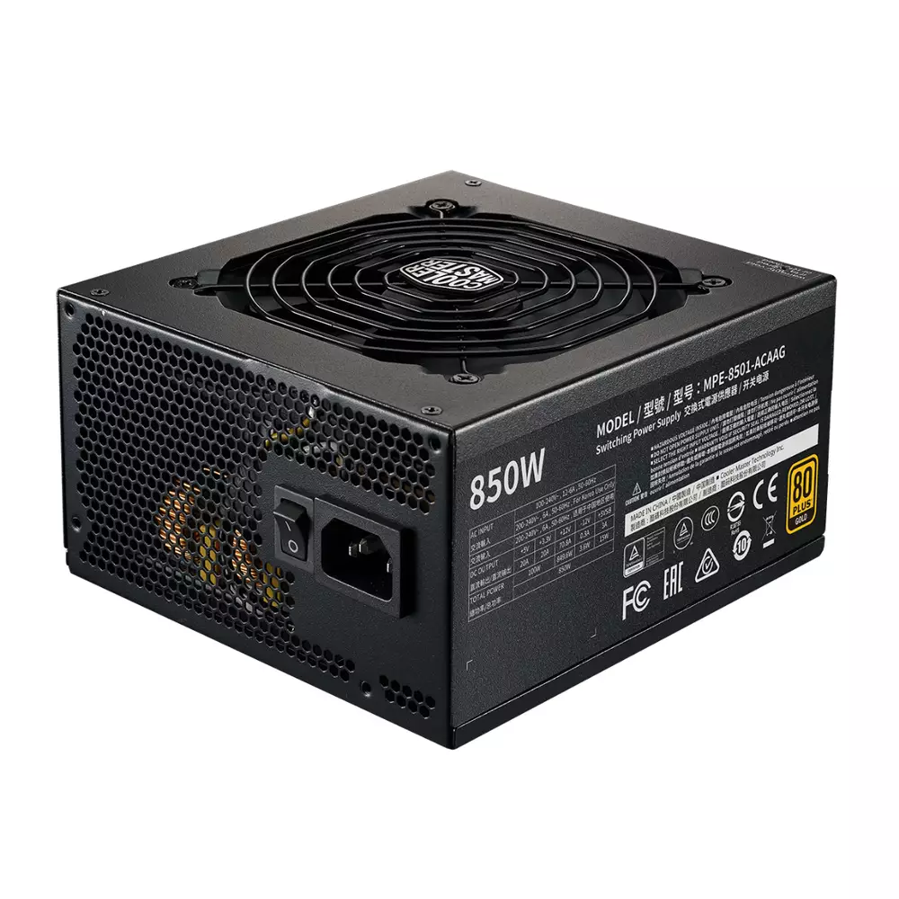 Захранване Cooler Master MWE Gold V2 FM 850W Full modular
