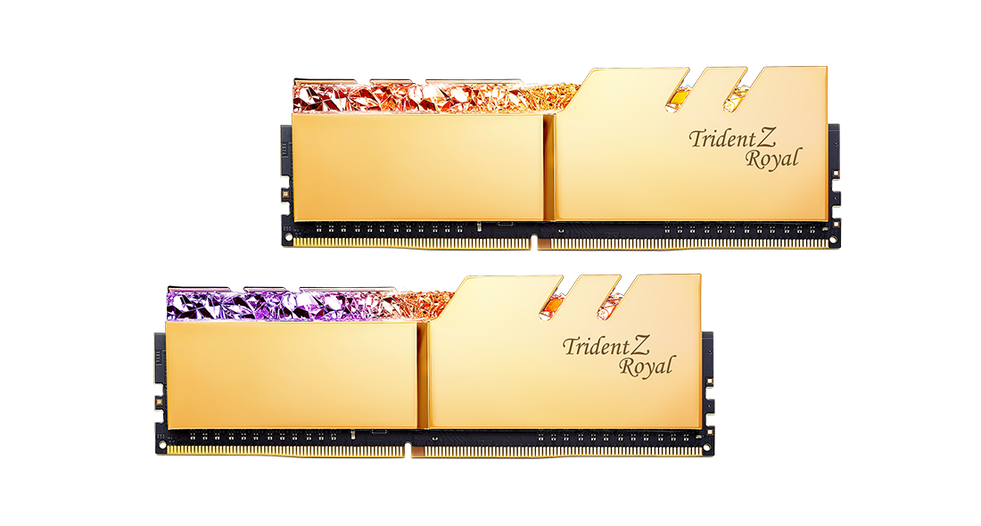 Памет G.SKILL Trident Z Royal 16GB (2x8GB) DDR4 3200MHz CL16 