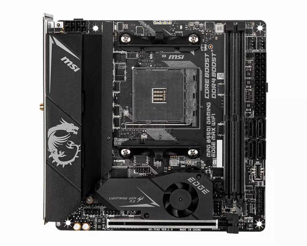 Дънна платка MSI MPG B550I GAMING EDGE MAX WIFI
