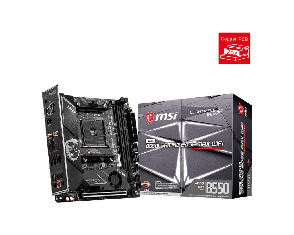 Дънна платка MSI MPG B550I GAMING EDGE MAX WIFI