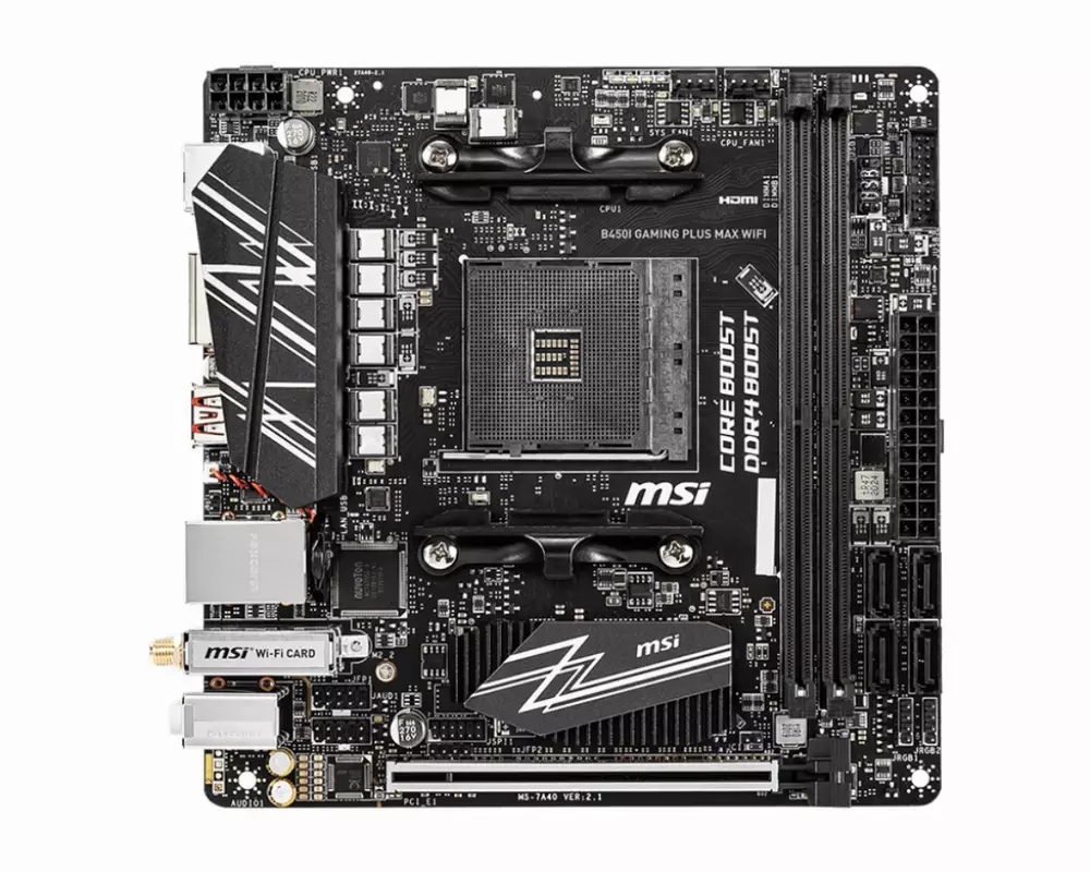 Дънна платка MSI B450I GAMING PLUS MAX WIFI