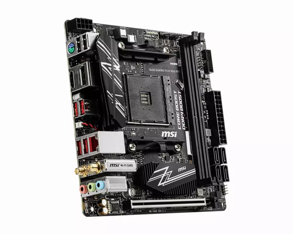 Дънна платка MSI B450I GAMING PLUS MAX WIFI