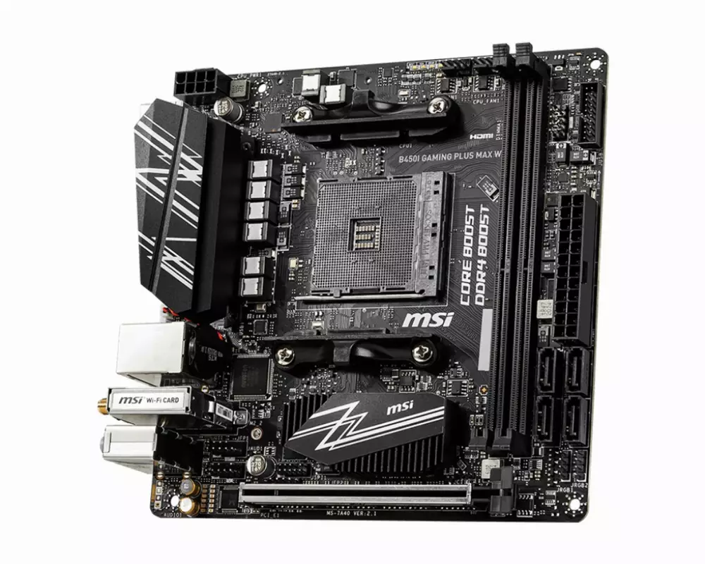 Дънна платка MSI B450I GAMING PLUS MAX WIFI