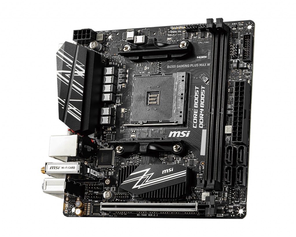 Дънна платка MSI B450I GAMING PLUS MAX WIFI