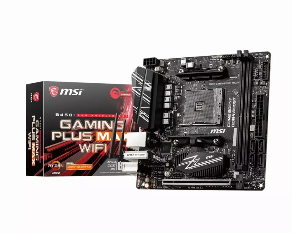 Дънна платка MSI B450I GAMING PLUS MAX WIFI