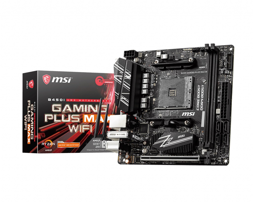 Дънна платка MSI B450I GAMING PLUS MAX WIFI