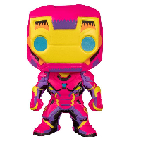 Фигурка Funko POP! Marvel: Black Light - Iron Man (Special Edition) #649