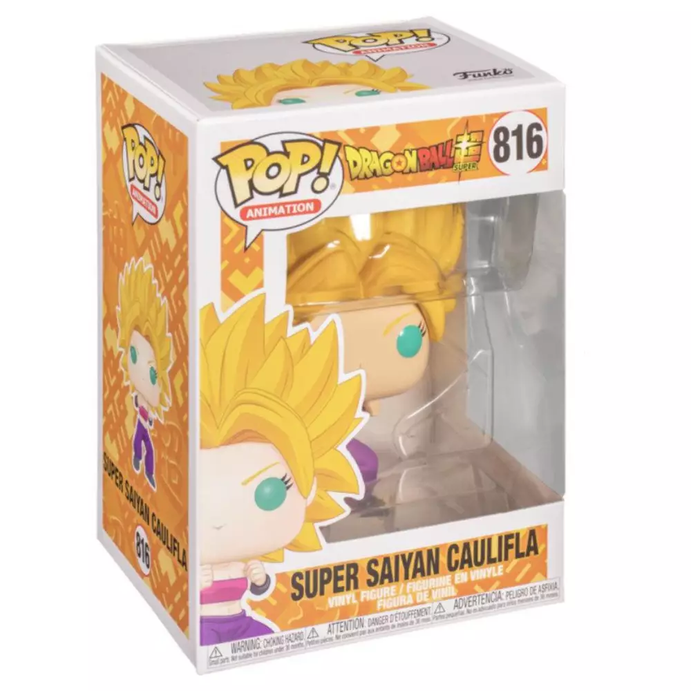 Фигурка Funko POP! Animation: Dragon Ball Super - Super Saiyan Caulifla #816